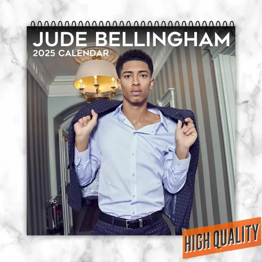 Discover Jude Bellingham Wall Calendar 2026, Celebrating the Football Star, Perfect Gift