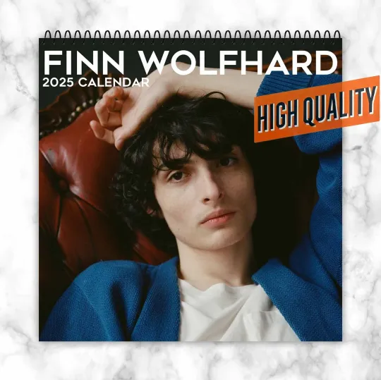 Discover Finn Wolfhard Wall Calendar 2026, Stylish Actor Calendar for Fans, Perfect Gift