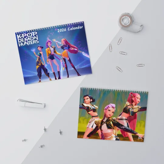 K-POP Demon Hunters Wall Calendar 2026