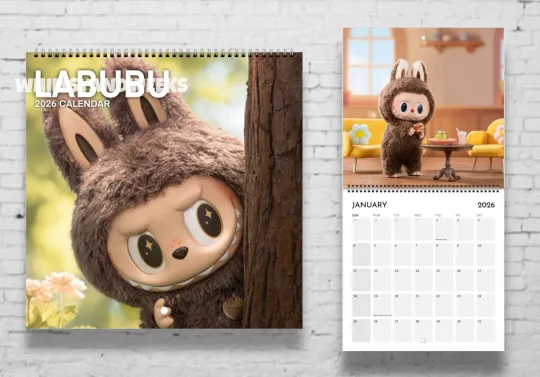 Discover La boo boo Calendar 2026 Wall Calendar The Monsters