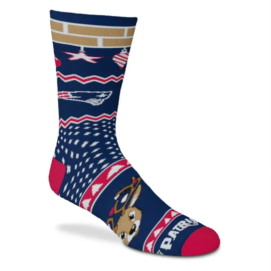 New England Patriots Holiday Socks, Gift for Fan