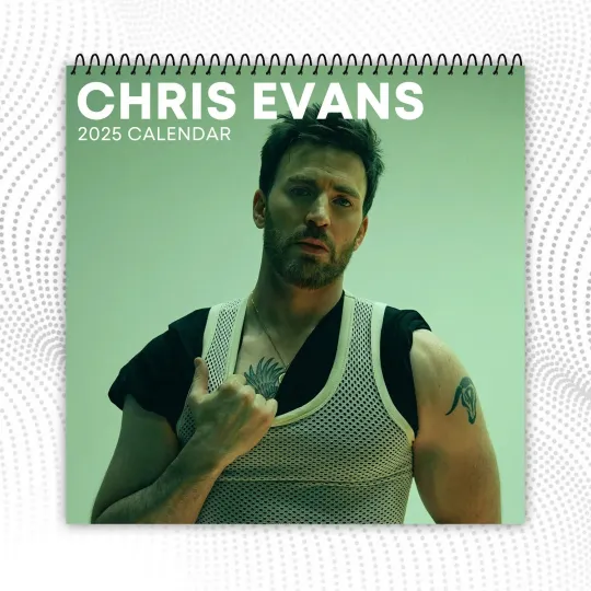 Discover Chris Evans 2026 Celebrity Wall Calendar – Stunning Photos, Ideal for Fans