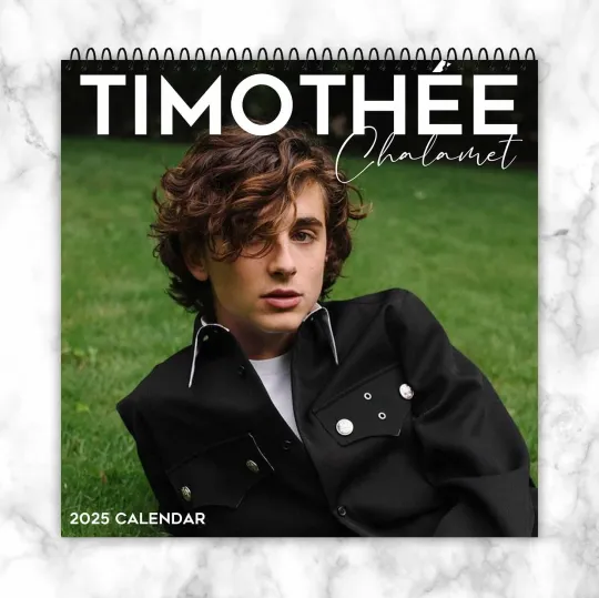 Discover Timothée Chalamet 2026 Wall Calendar – Iconic Shots, Perfect Gift for Fans