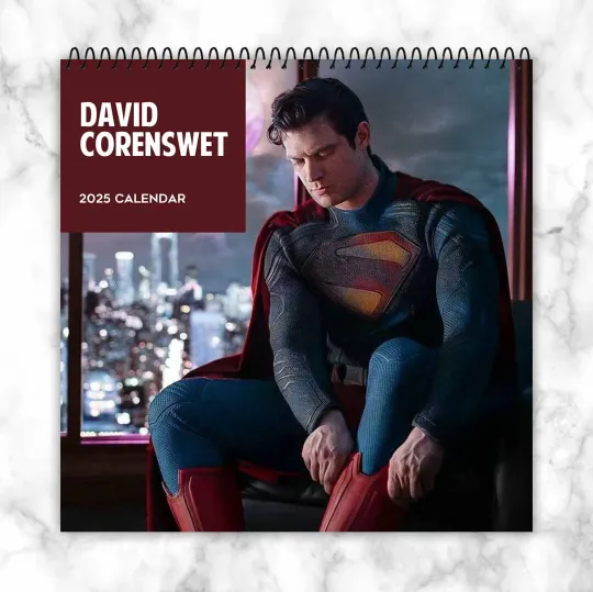 Discover David Corenswet 2026 Wall Calendar – Iconic Photos, Ideal Gift for Fans