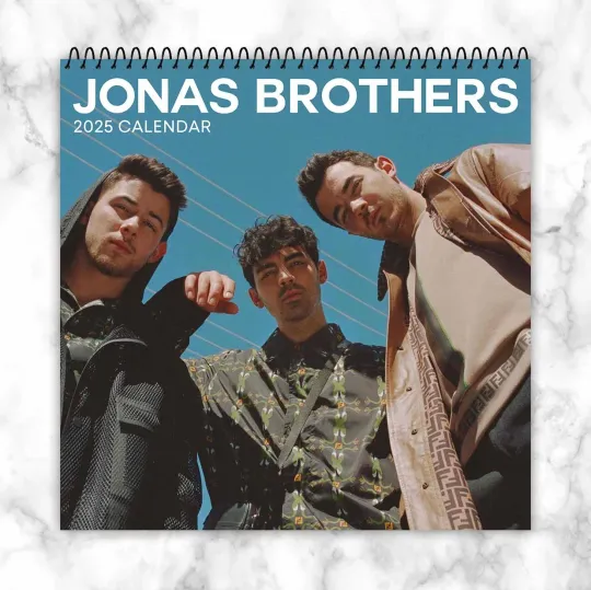 Discover Jonas Brothers 2026 Wall Calendar – Iconic Moments, Perfect Gift for Fans