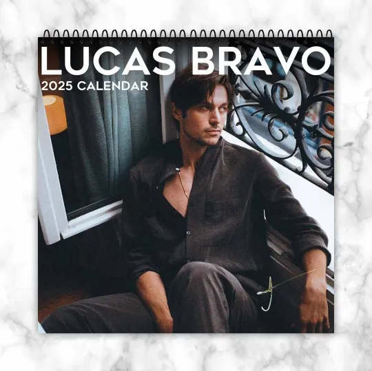 Discover Lucas Bravo 2026 Wall Calendar – Charming Photos, Ideal Gift for Fans