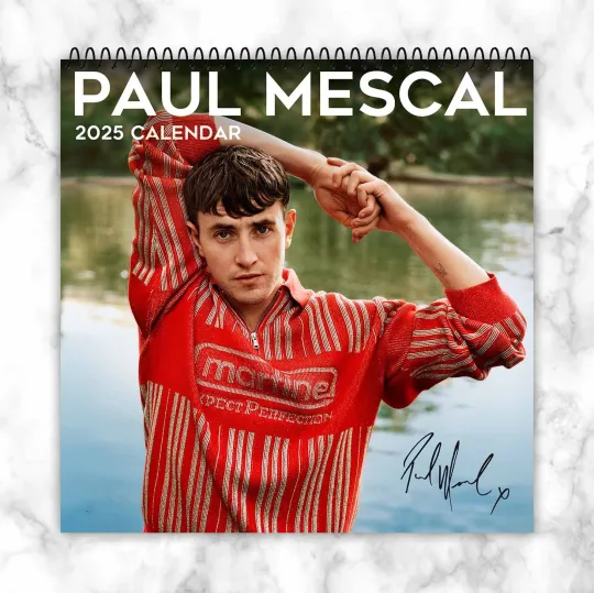 Paul Mescal 2026 Wall Calendar – Iconic Photos, Perfect Gift for Fans