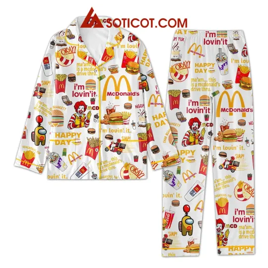Discover Mcdonald’S I’M Lovin’ It Pajamas Set
