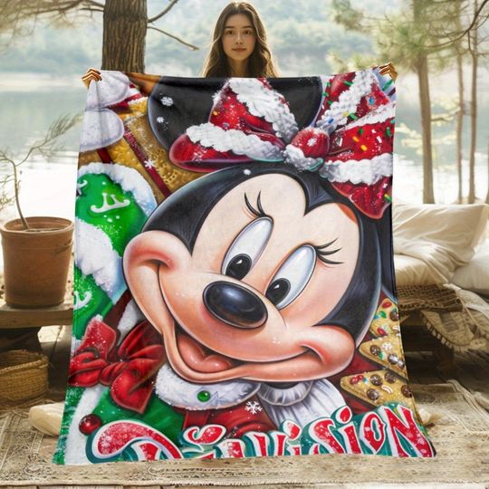 Discover Disney Minnie Mouse Christmas Carnival: Disney's classic Image accompanies you to warm winter