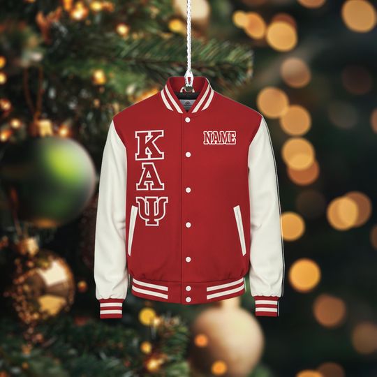 Kappa Alpha Psi 2D Flat Acrylic Ornament with Custom Name - Graduation Decor