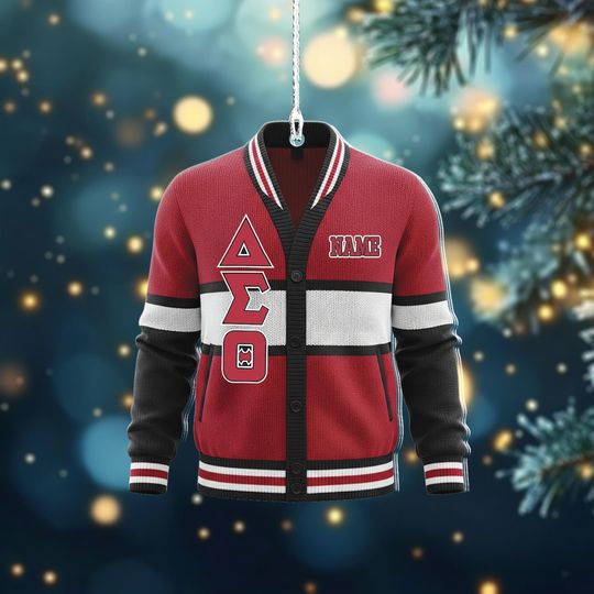 Discover Delta Sigma Theta Sorority Christmas Ornaments, Personalized DST Uniform, Custom Name  Holiday Gift for Sorors