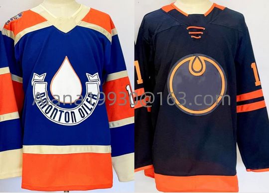 Custom Ice Hockey Stitched Jersey Name Number Ryan Nugent-Hopkins Zach Hyman  Jersey For Men Women Youth