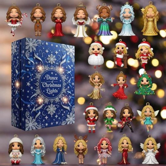 Discover Latin Dance Vibes Advent Calendar 2025, 24 Days Suprise Countdown Gift, Music Lover Christmas Present