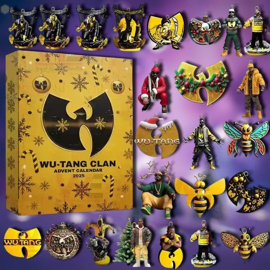 Discover w tang band Hip Hop Music Inspired Advent Calendar 2025, Set Collectors Christmas Gift, Room Decor Collectible