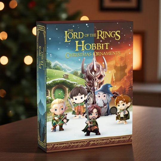 Discover Middle Earth Fantasy Insp Advent Calendar 2025, 24 Days Hobbit Village Magic, Mythical Elf Collectible Countdown Gift