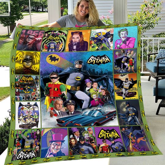 Batman 1966 Tv Series Characters Amazing Heroes Blanket