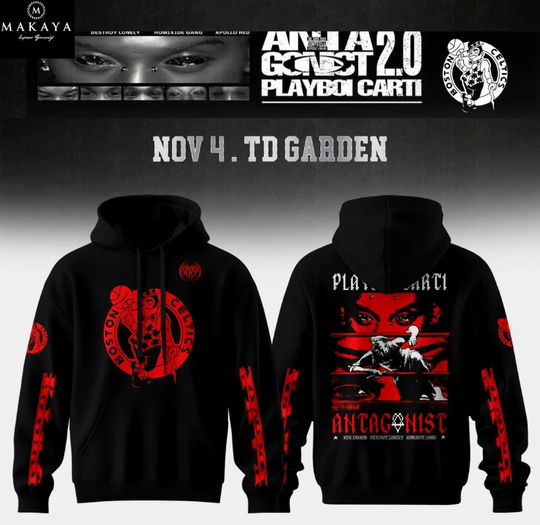 Boston 2025 Playboi Carti Antagonist Tour 2.0 Hoodie 3D