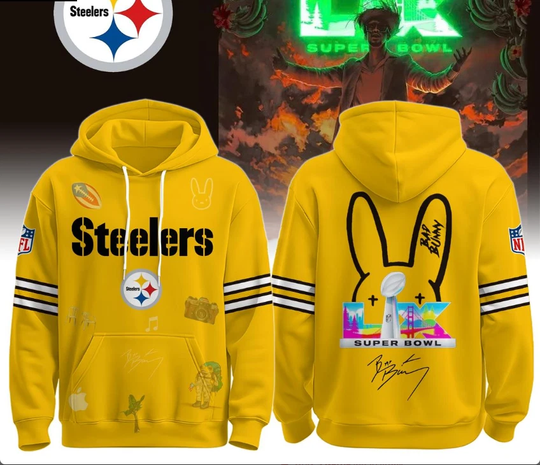 Pittsburgh 2025 BadBunny The Super Bowl Halftime Show Hoodie 3D