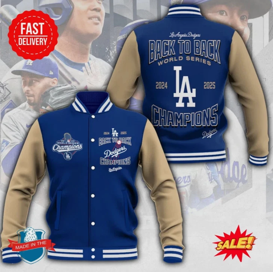 Discover New Men Dodger Baseball Jacket 2025 Gift For Christmas