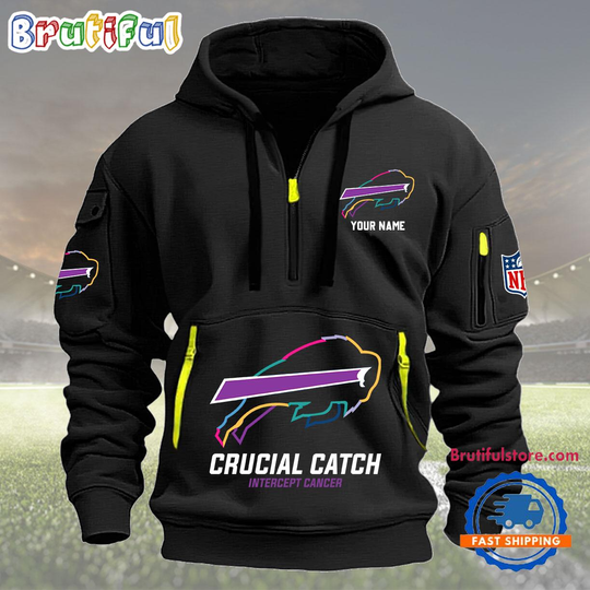 Buffalo Bills Tactical Hoodie - Crucial Catch Custom New
