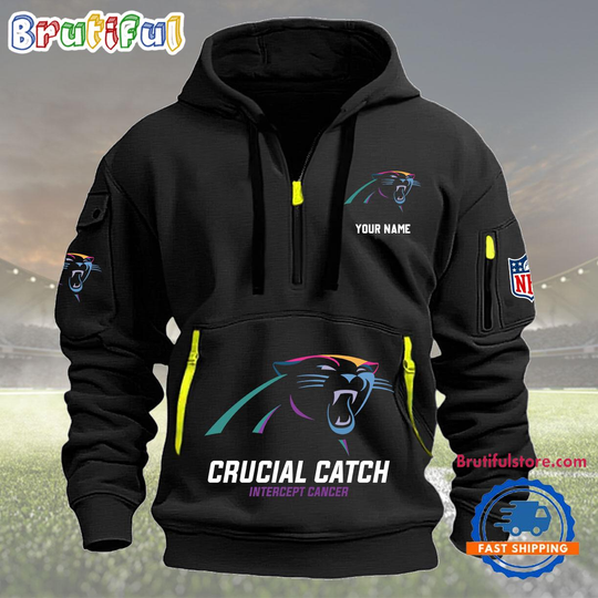 Carolina Panthers Tactical Custom Name Hoodie