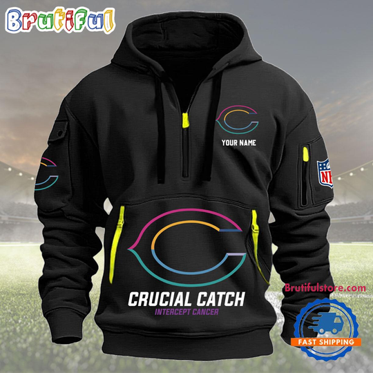 Chicago Bears Tactical Custom Name Hoodie