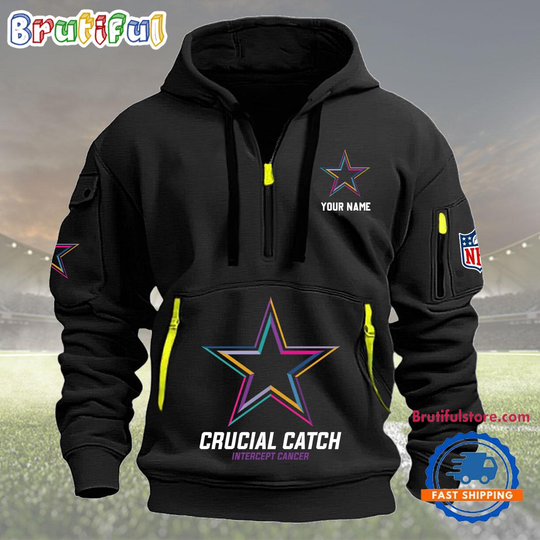 Dallas Cowboys Tactical Hoodie - Crucial Catch Custom New Hoodie