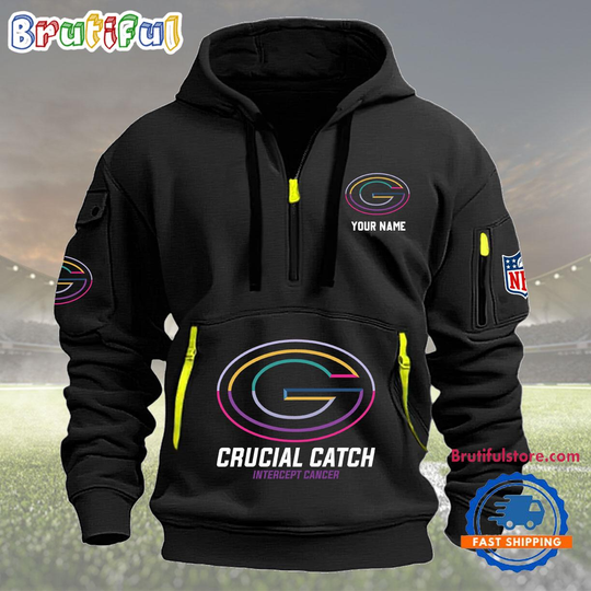 Green Bay Packers Crucial Catch Custom Hoodie