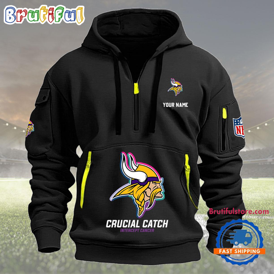 Minnesota Vikings Crucial Catch Custom Hoodie