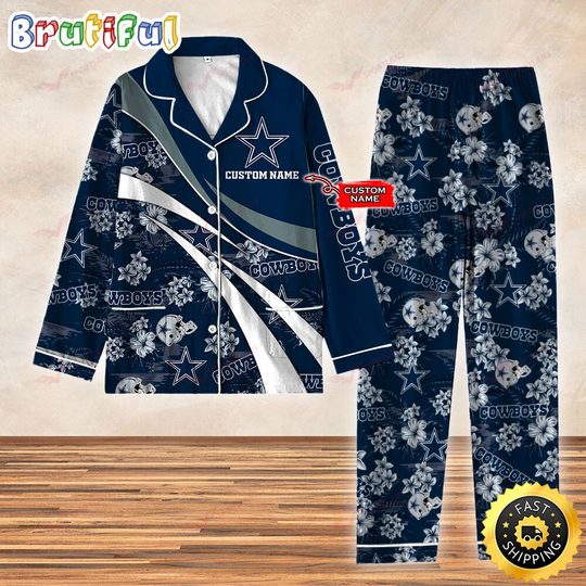 Dallas Cowboys 3D Personalized Pajamas Set For Kids