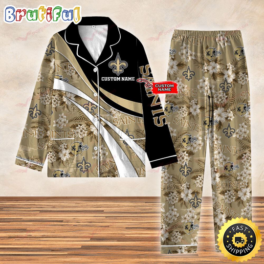 Discover New Orleans Saints 3D Personalized Pajamas Set For Kids & Adult