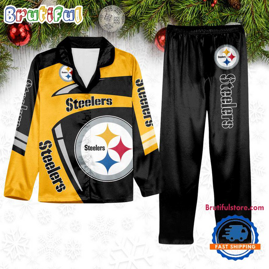 Discover Pittsburgh Steeler Special Football Team Winter Season Pajamas Set
