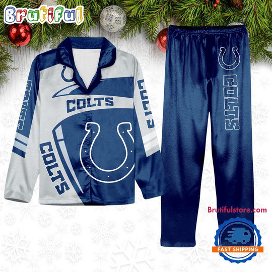 Indianapolis Colts Special Football Team Winter Season Pajamas Set
