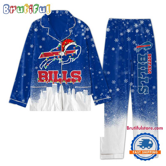 Discover Buffalo Bills Christmas For Winter Season Pajamas Set