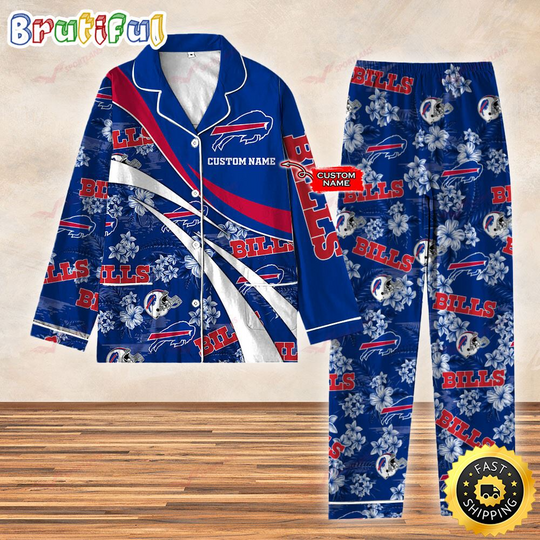 Discover Buffalo Bills 3D Personalized Pajamas Set For Kids & Adult