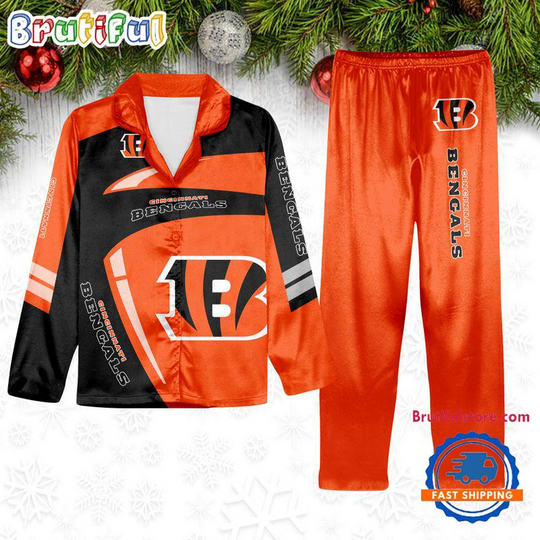 Discover Cincinnati Bengals Special Football Team Winter Season Pajamas Set