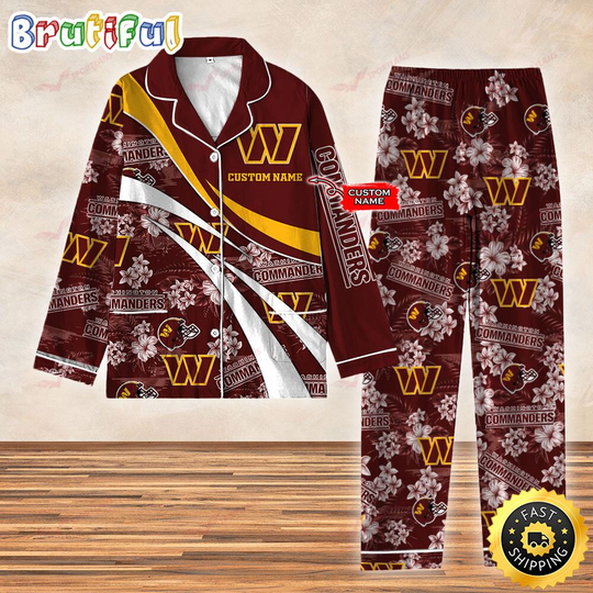 Discover Washington Commanders 3D Personalized Pajamas Set For Kids & Adult