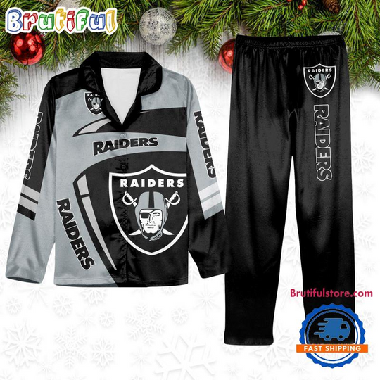 Las Vegas Raiders Special Football Team Winter Season Pajamas Set