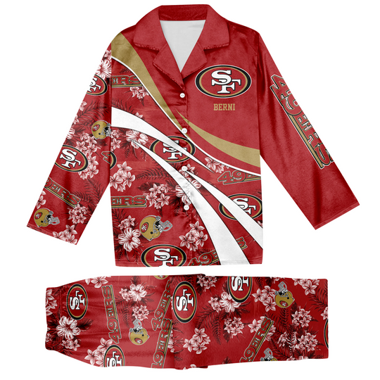 San Francisco 49ers 3D Personalized Pajamas Set For Kids & Adult