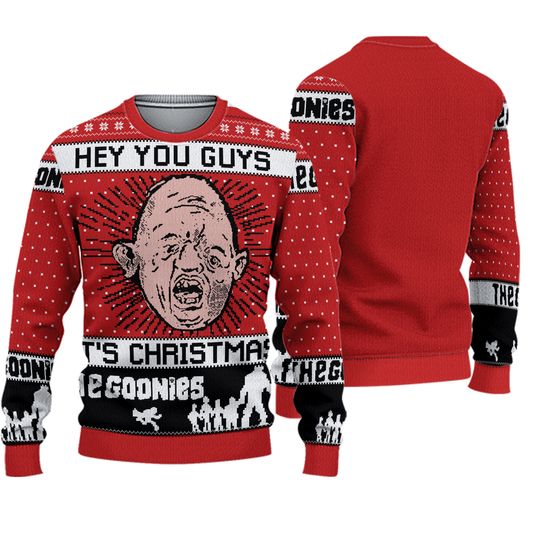 The Goonies – Hey You Guys Knitted JumperChristmas Ugly Sweater
