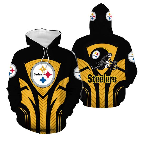 Pittsburgh Team Steelerss 3D Hoodie, Men and Women