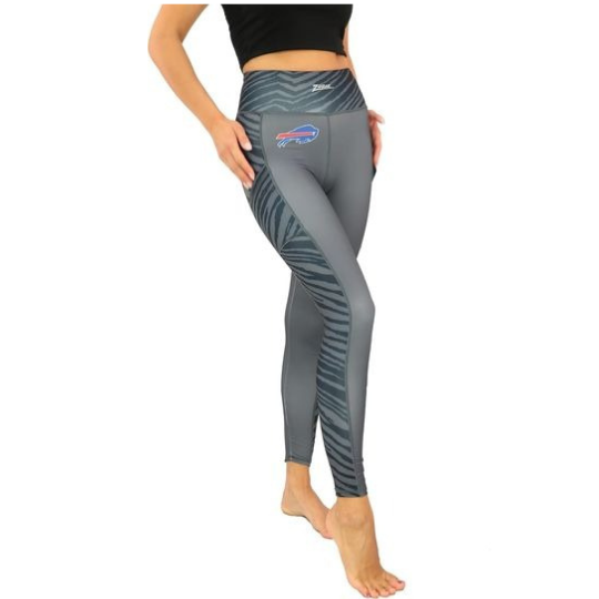 Discover Zubaz Football Women's PowerMesh Leggings with Quad Pockets