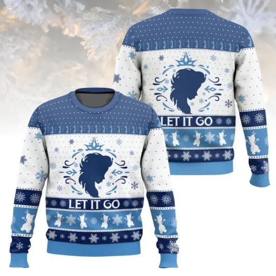 Discover Frozen Christmas Ugly Sweater, Let It Go Holiday Sweater, Disr, Ugly Christmas S