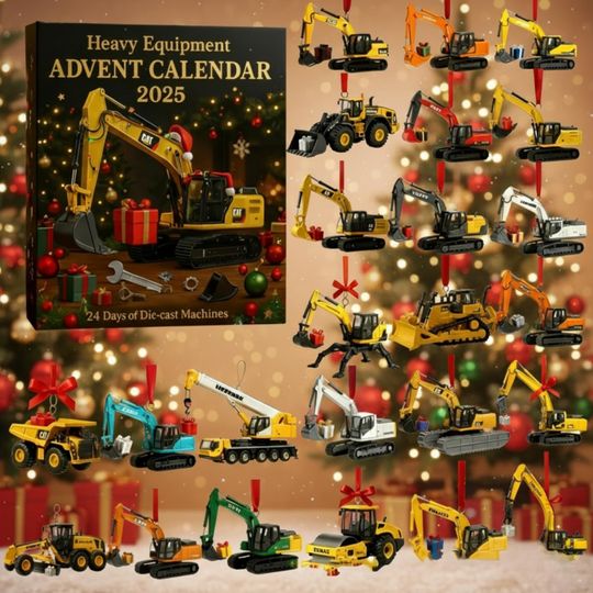 Discover 2025 Advent Calendar, 24 Acrylic Christmas Ornaments, Xmas Countdown Calendar, Funny Christmas Toys for Kids, Creative Toy Set for Christmas