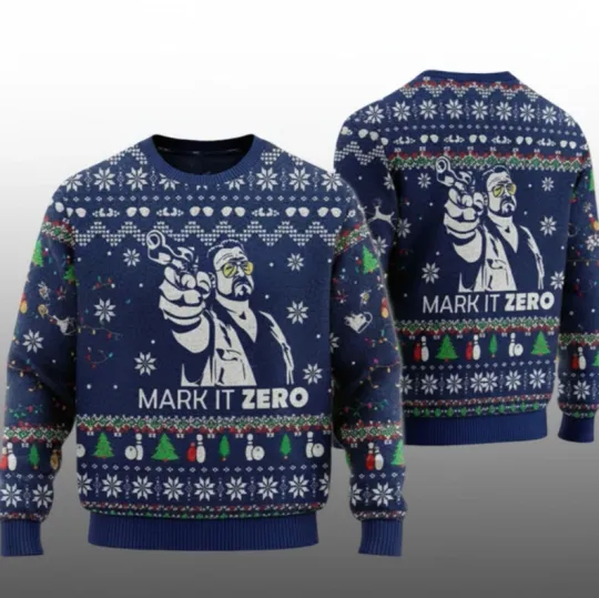 2025 Christmas The Big Lebowski Ugly Christmas Sweater