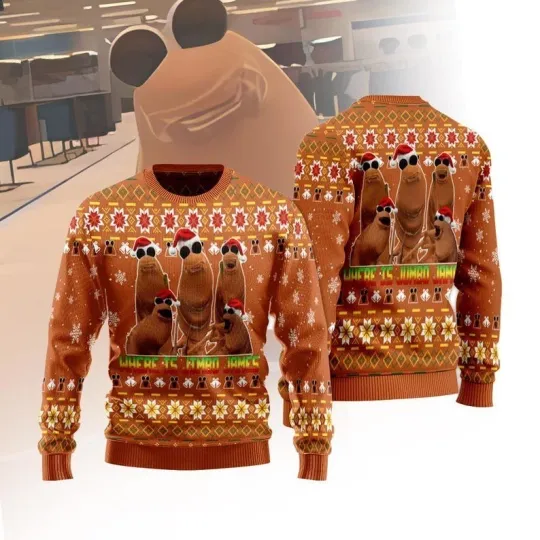 Marcus The Worm Ugly Christmas Sweater, Where Is Jimbo James