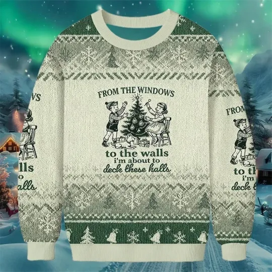 Discover From the Windows to the Walls Christmas Sweater