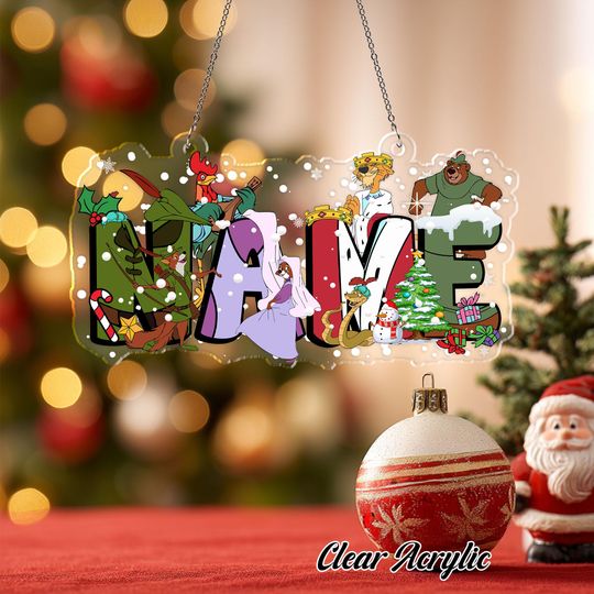 Discover Robin Hood Christmas Ornaments, Personalized Robin Hood Christmas Ornament, Disney Merry Christmas Ornament, Christmas Tree Hanging Ornament