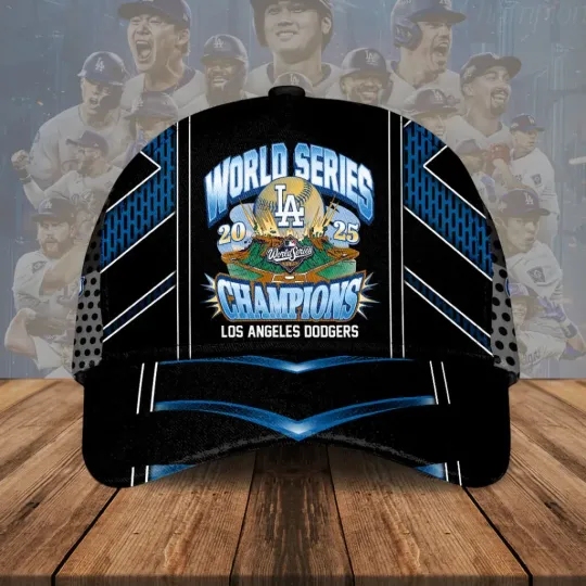 Discover Dodgers 2025 World Series Champions Classic Cap