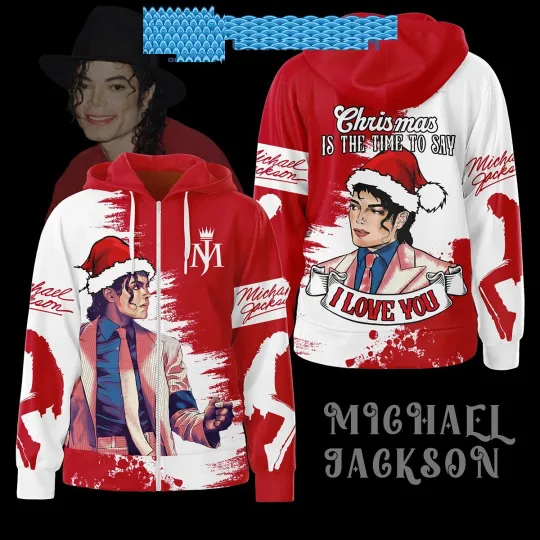Discover Michael Jackson Christmas Is The Time To Say I Love You Hoodie